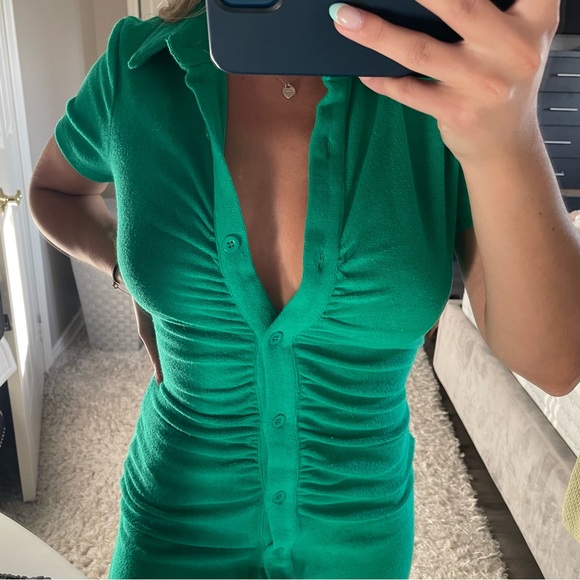 WhiteFox Green Mini Dress - Picture 2 of 7